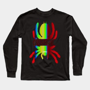 Tarantula Silhouette V109 (Vertical) Long Sleeve T-Shirt